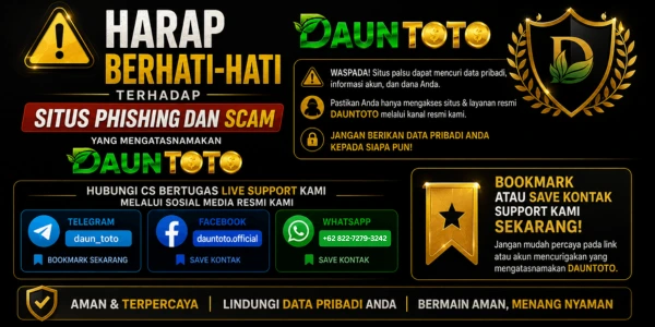 himbauan untuk member setia dauntoto